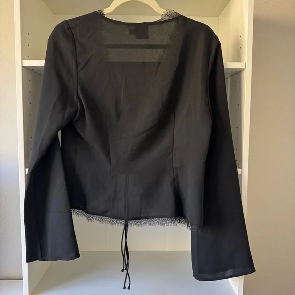 Princess Polly Black Hagner Long Sleeve Top - Picture 8 of 8